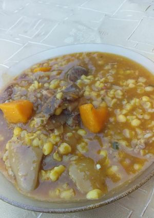 Una foto de Locro argentino