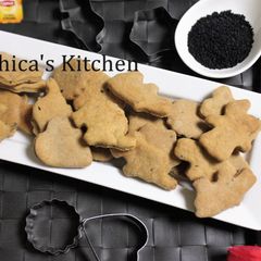 A picture of Eggless Whole Wheat Kalonji Biscuits.