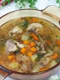 Sup Kentang Ayam Kampung