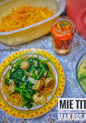 Foto resep Mie Titi / Mie Kering Makassar