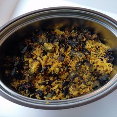 A picture of Coconut bhindi fry.