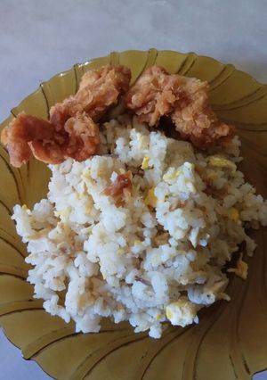 Foto resep Nasi goreng ayam mentega