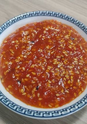 Hình của món Sốt ớt rim.