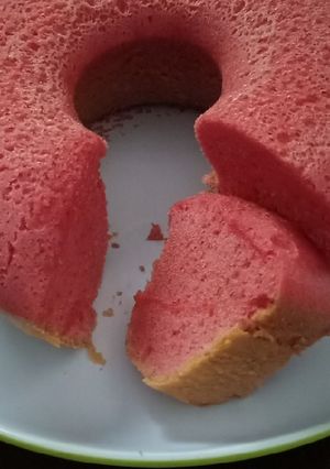 Foto resep Bolu cake strawberry anti gagal