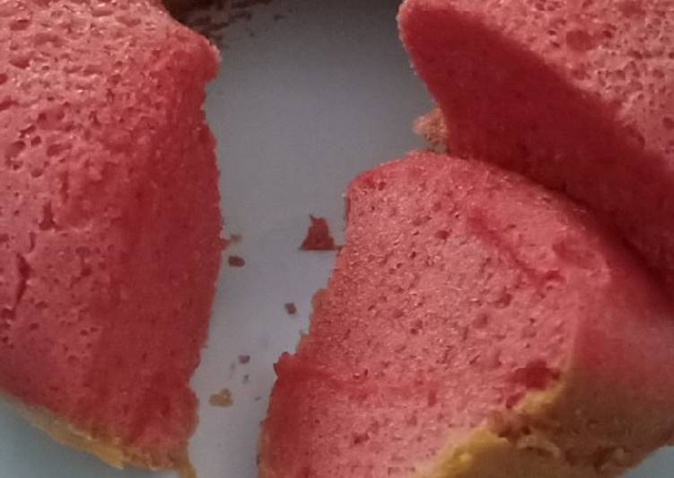 Bolu cake strawberry anti gagal
