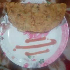 A picture of Besan chilla.