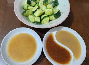 涼拌櫛瓜~減重減肥食譜 的食譜成品照片