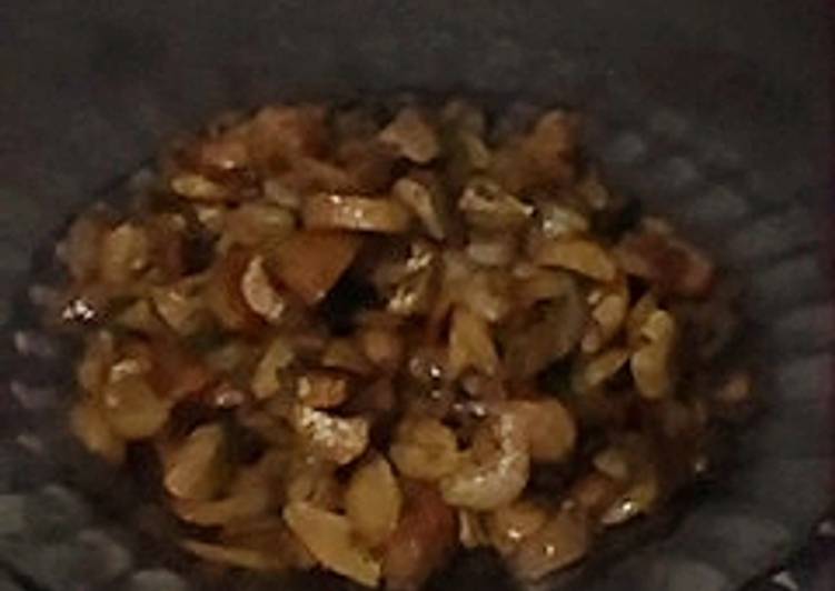 Cara Gampang Menyiapkan Sambal cabe hijau jengkol campur udang Anti Gagal