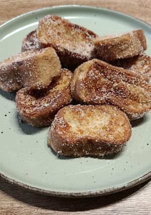 Una foto de Tostadas de Carnaval (sin gluten y sin lactosa)
