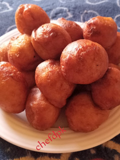 A picture of Simple pepper Puff-puff.