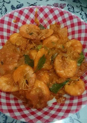Foto resep Udang saos padang