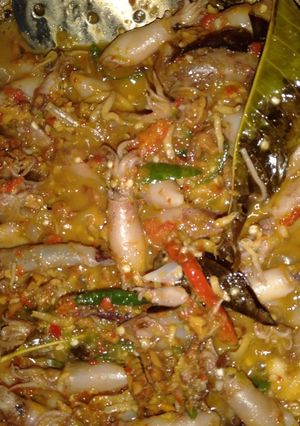 Foto resep Baby cumi pedas simpel