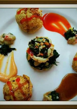 पापड़ चीज़ रोल्स (Papad cheese rolls recipe in hindi) रेसिपी मुख्य फोटो