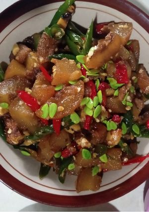 Foto resep Kikil cabe merah hijau
