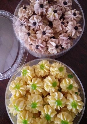 Foto resep Semprit susu melon coklat