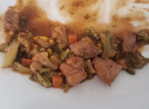 Una foto de Cerdo agridulce