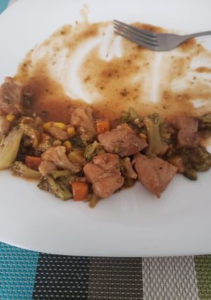Una foto de Cerdo agridulce