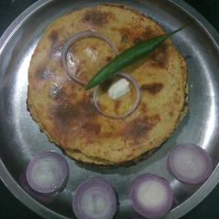 A picture of Missi roti.