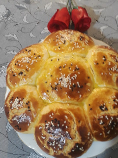 عکسی از دستور نان لانه زنبوری
