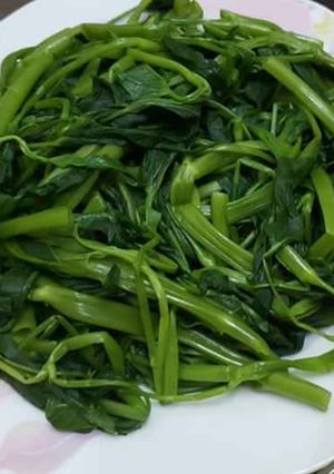 Hình của món Rau muống luộc.