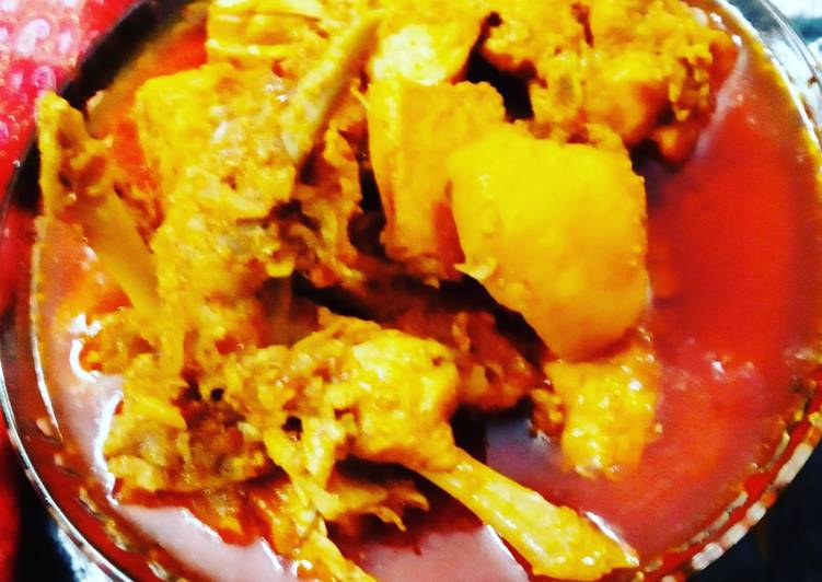 Recipe of Perfect Assamese browler chicken curry