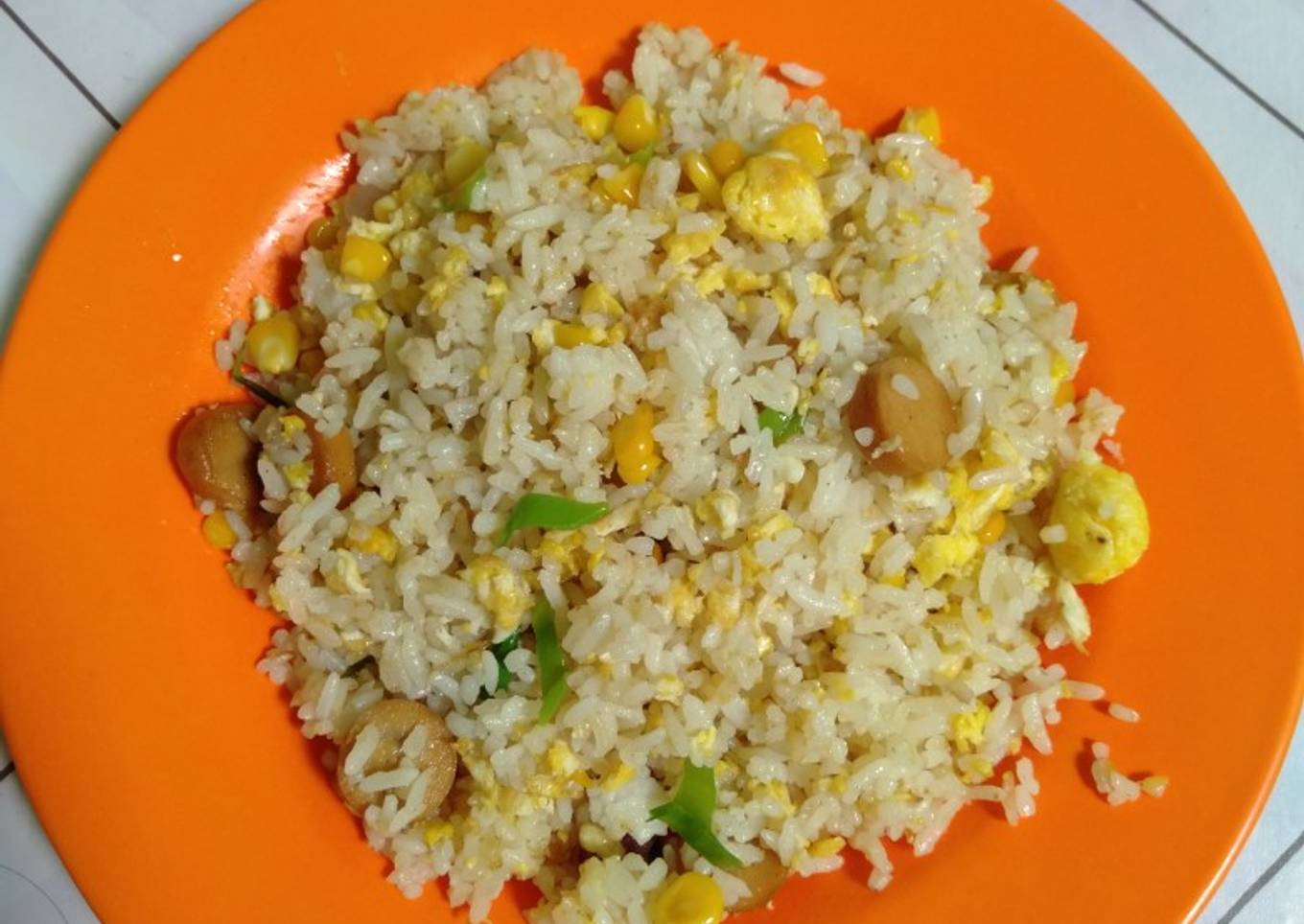 Nasi goreng putih