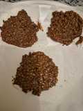 Galletas de quinoa hinchada con chocolate con leche