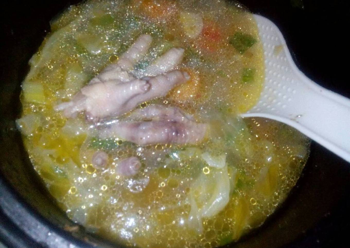 Resep Sup ceker ayam magic com, Lezat Sekali