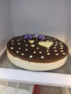 Una foto de Cheesecake De moka sin gluten