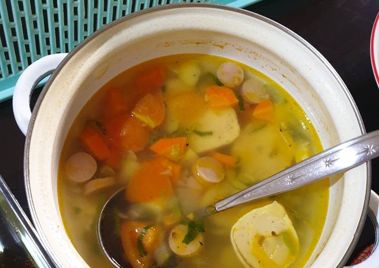 Resep: 2. Sop Rolade Ayam yang Renyah