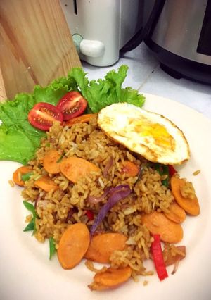 Foto resep Nasi goreng sosis