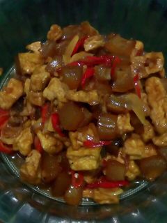 Foto resep Tumis Cetak (Cecek Tahu Kecap)