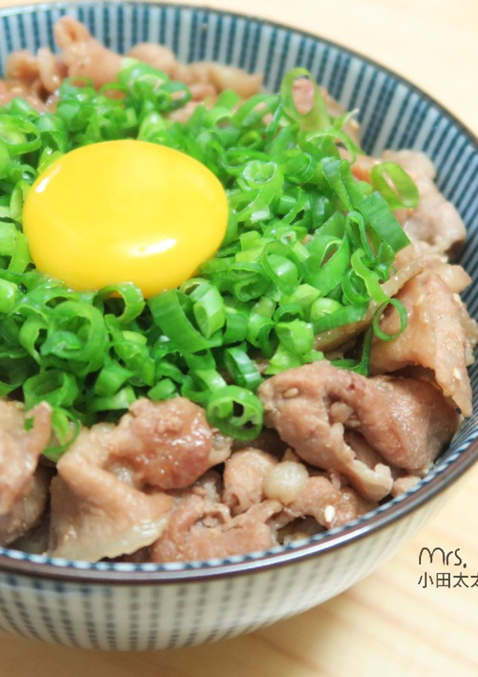 薑燒豬肉丼飯作法~ 一鍋到底超簡單!! 的食譜成品照片