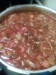 A picture of Polish Cabbage Soup (Kapusniak).