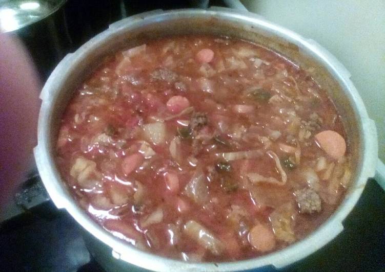 Recipe of Any-night-of-the-week Polish Cabbage Soup (Kapusniak)