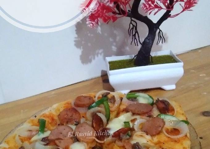 Pizza Teflon (tanpa telur)