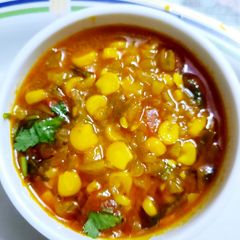 A picture of Corn Tikka Masala Punjabi dish.