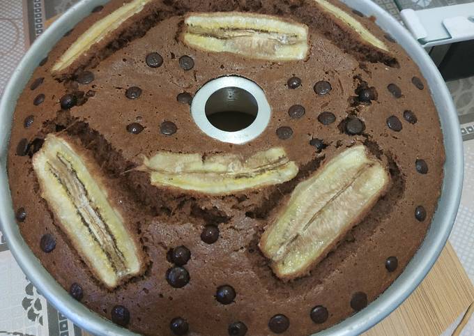 How to Prepare Delicious Bolu pisang coklat