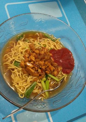 Foto resep Mie ayam kuah