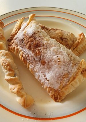 Una foto de Pastel de manzana light