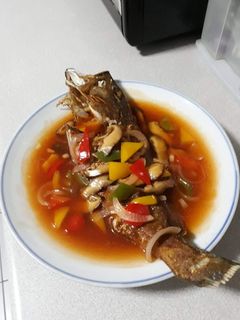 Foto resep Ikan goreng saus asam manis