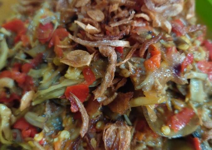 Resep Dan Cara Membuat Gulai jantung pisang dan teri medan Mudah dan cepat