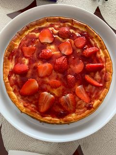 Una foto de Tarta de queso saludable