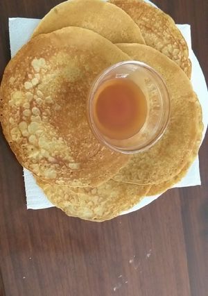 A picture of Orange Pancakes#authormarathon.
