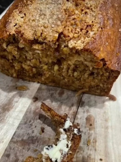 Foto de Bolo de Banana e Aveia com Nozes