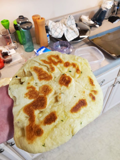 A picture of Greek Pita Bread.