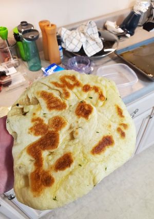 A picture of Greek Pita Bread.
