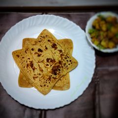A picture of Ajwain paratha.