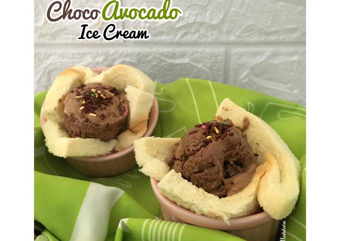 Anti Ribet, Bikin 297. Choco Avocado Ice Cream (Ice Cream Coklat Alpukat) Simpel