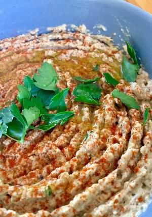 A picture of Baba Ghanoush.